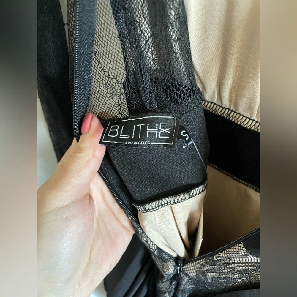 ALAMOUR BLITHE LA gown lace dress maxi NWT - Picture 12 of 13